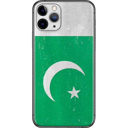 Pakistan Flag Distressed iPhone 11 Pro Skin